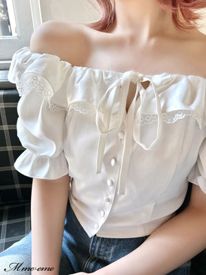 【SALE】Volume ruffle blouse (eme10304)