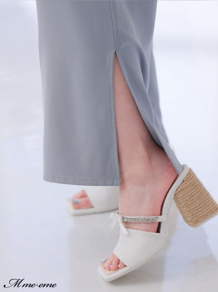 【SALE】Ruffle ribbon combineson (eme10407)