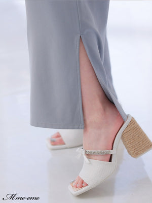 【SALE】Ruffle ribbon combineson (eme10407)