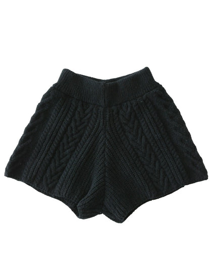【SALE】Heart cable knit pants (eme10260)