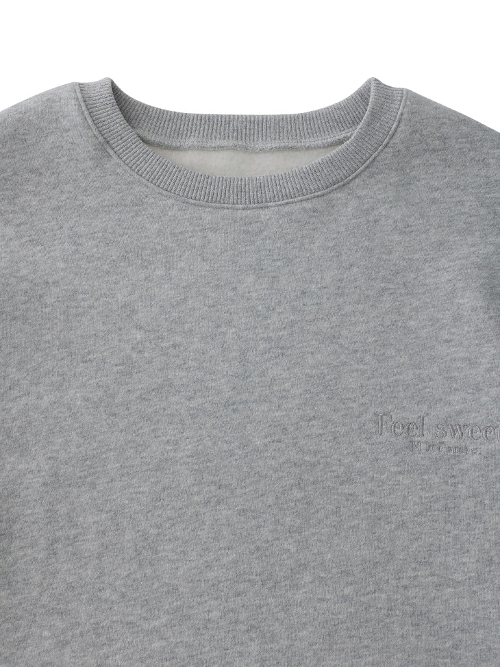 【sale】Back printed sweatshirt dress (eme10336)