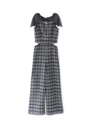 Lame tweed combinaison(eme10521)