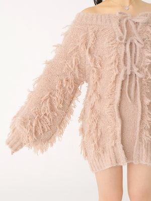 Fringe knit minionepiece(eme10534)