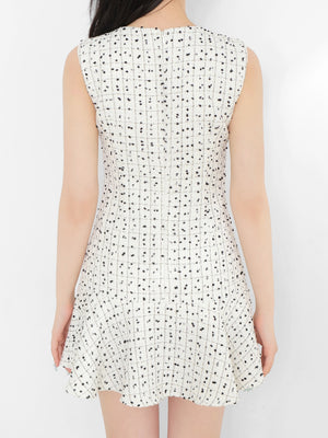 Check tweed mermaid mini onepiece(eme10545)