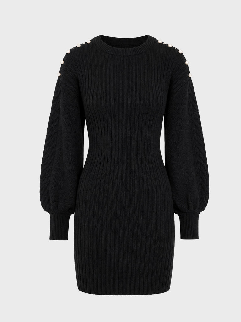 【SALE】【70％OFF】Back ribbon knit dress (eme10112)