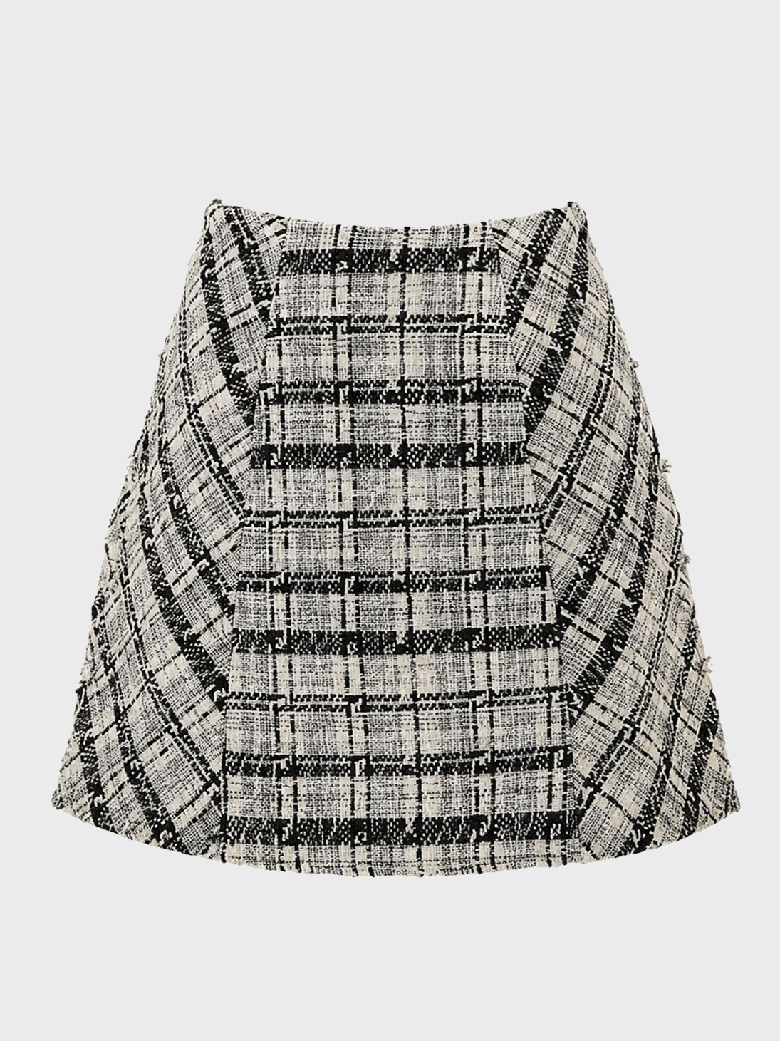【SALE】【70％OFF】Lame tweed trapezoidal skirt (eme10507)