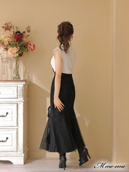 【SALE】Maid-like sleeveless knit (eme10232)