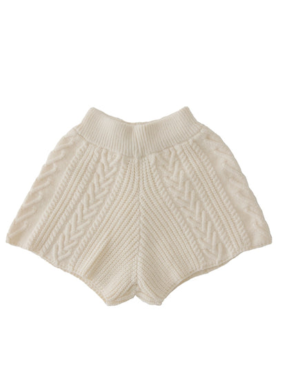 【SALE】Heart cable knit pants (eme10260)