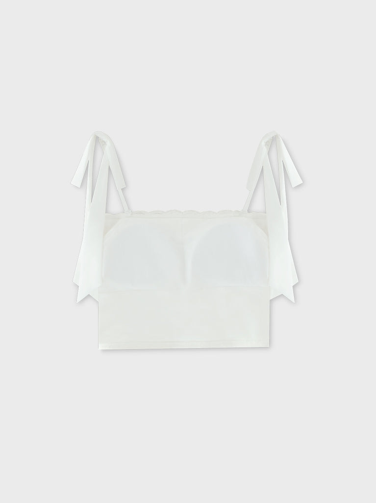 Cropped lace cami sole(eme10474)