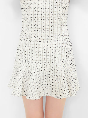 Check tweed mermaid mini onepiece(eme10545)