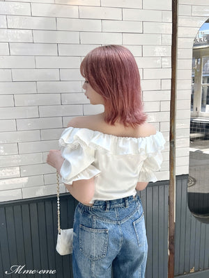 【SALE】Volume ruffle blouse (eme10304)
