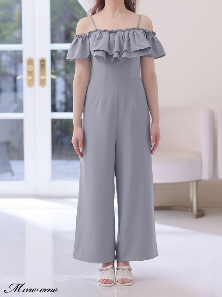 【SALE】Ruffle ribbon combineson (eme10407)