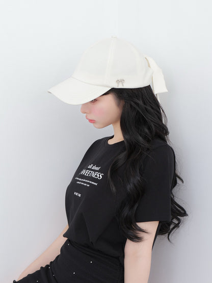 3way ribbon cap(eme10544)