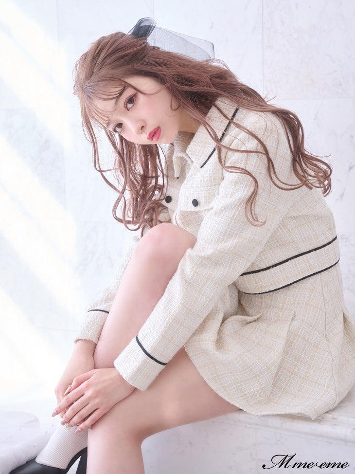 【SALE】Spring tweed jacket (eme10300)