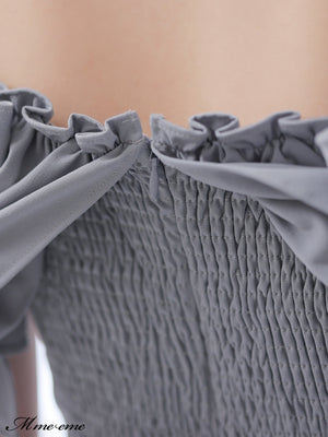 【SALE】Ruffle ribbon combineson (eme10407)