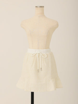 【SALE】Lame tweed mini skirt (eme10421)