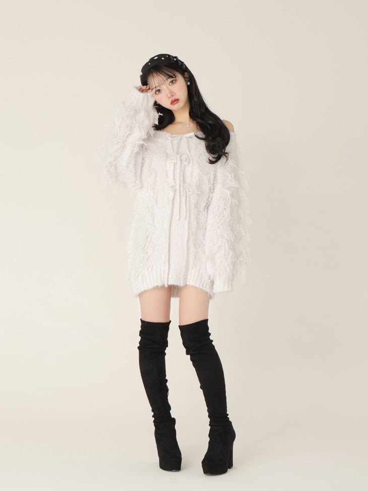 SALE】Fringe knit minionepiece(eme10534) – M me eme