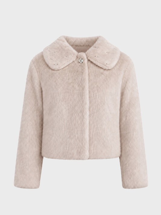 【SALE】【70％OFF】Bijou fur coat (eme10286)