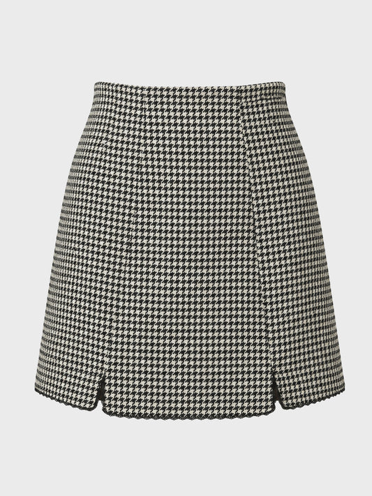 【SALE】【70％OFF】Hhigh waist chidori skirt (eme10256)