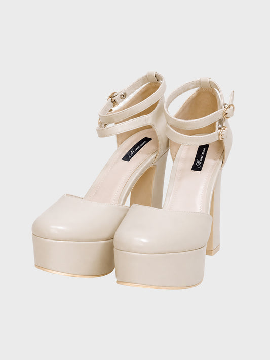 【SALE】【70％OFF】Pearl heel pumps (eme10288)