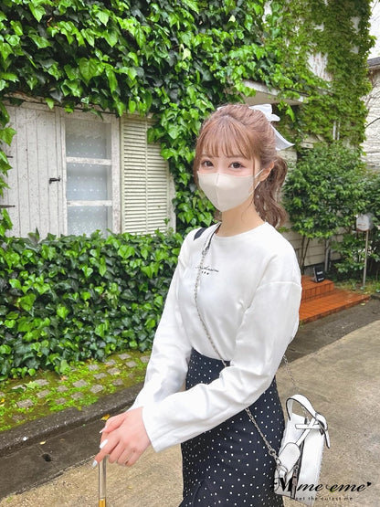 【SALE】Cutest embroidery ron t(eme10102)