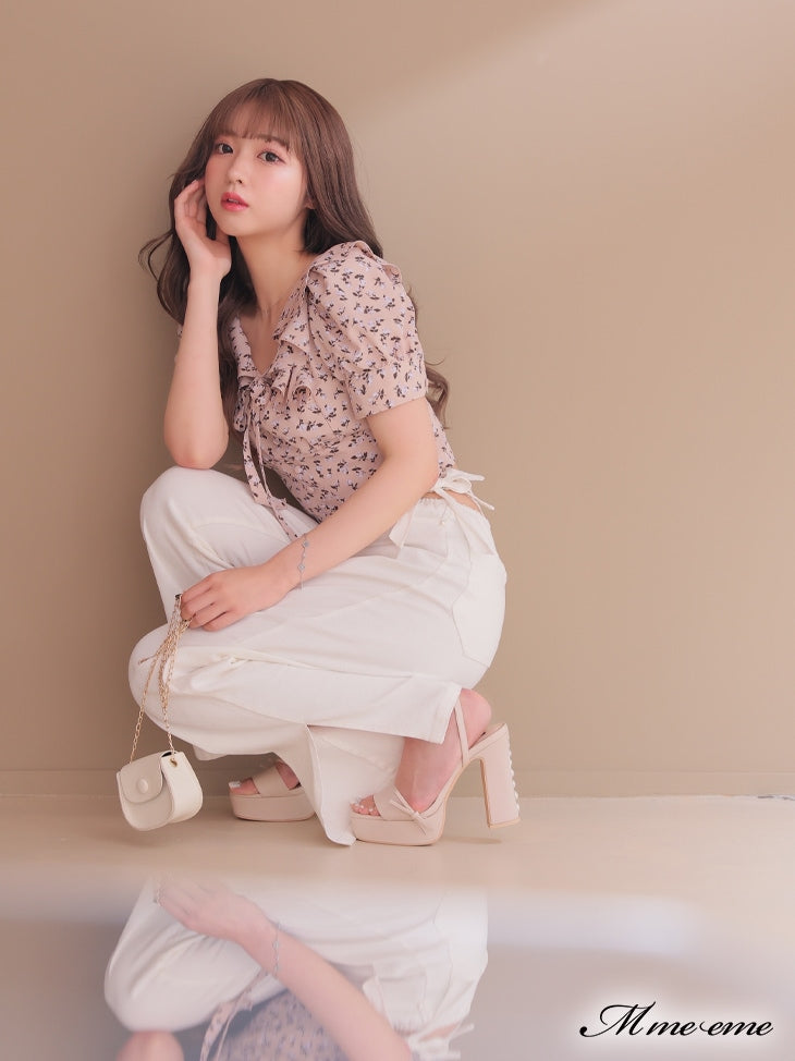【SALE】Feminine flower print tops (eme10242)