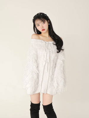 Fringe knit minionepiece(eme10534)