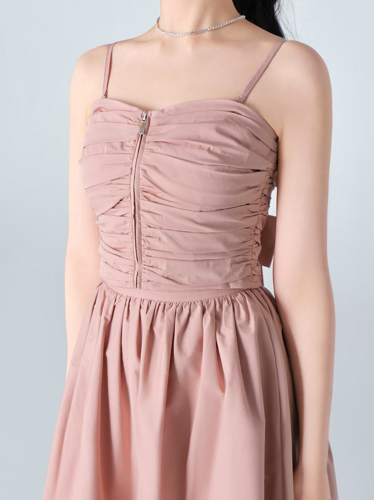 Back ribbon camisole tops(eme10470)