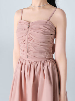 Back ribbon camisole tops(eme10470)