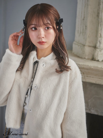 【SALE】Bijou fur coat (eme10286)