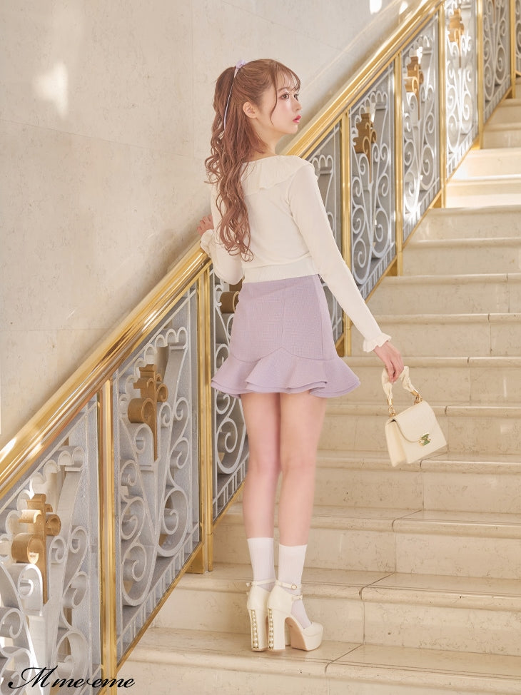 【SALE】Hem flare mini skirt (eme10307)