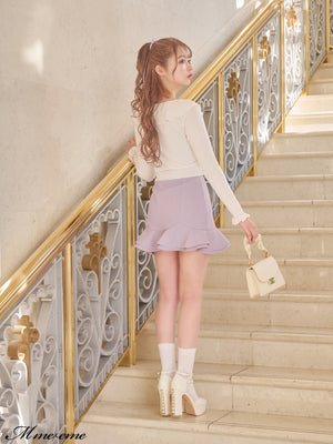 【SALE】Hem flare mini skirt (eme10307)