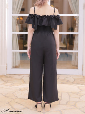 【SALE】Ruffle ribbon combineson (eme10407)