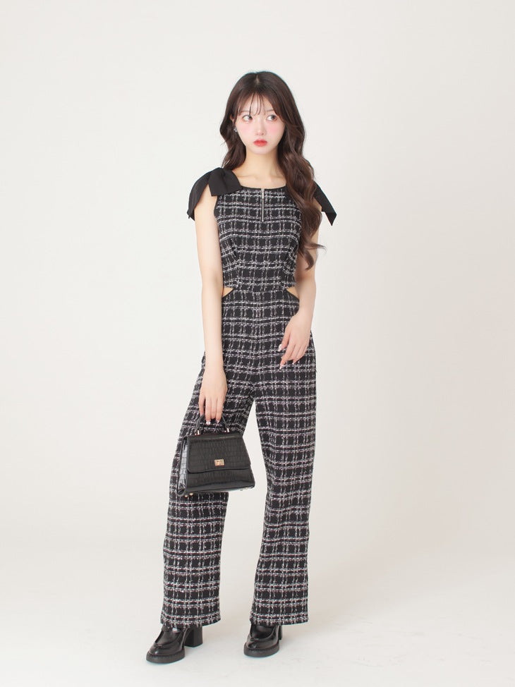 Lame tweed combinaison(eme10521)