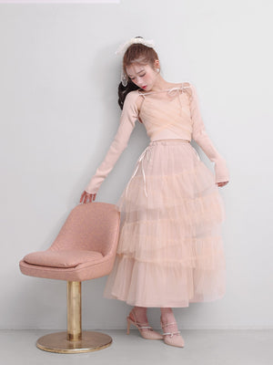 model：161cm　(size：F　color：Pink)