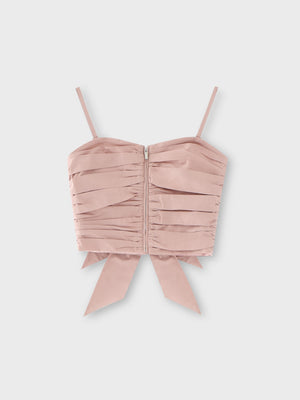 Back ribbon camisole tops(eme10470)