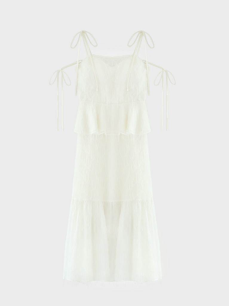 Lame fringe jacquard onepiece(eme10478)