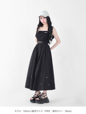 Cropped lace cami sole(eme10474)