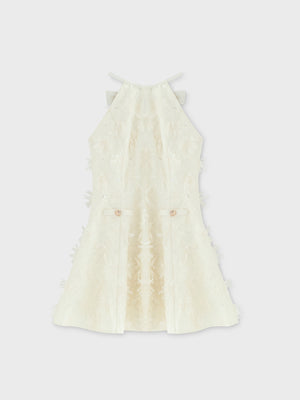 Flower tulle mini onepiece(eme10700)