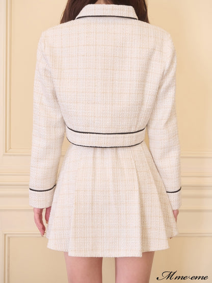 【SALE】Spring tweed jacket (eme10300)