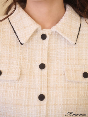 【SALE】Spring tweed jacket (eme10300)