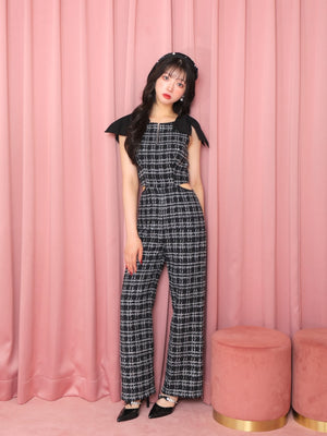 Lame tweed combinaison(eme10521)