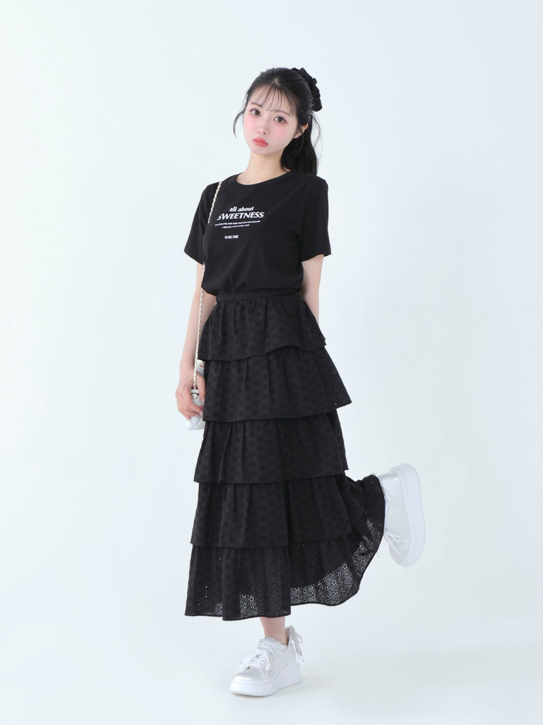 Ribbon beaded platform sneaker(eme10485)