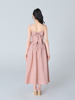 Back ribbon camisole tops(eme10470)