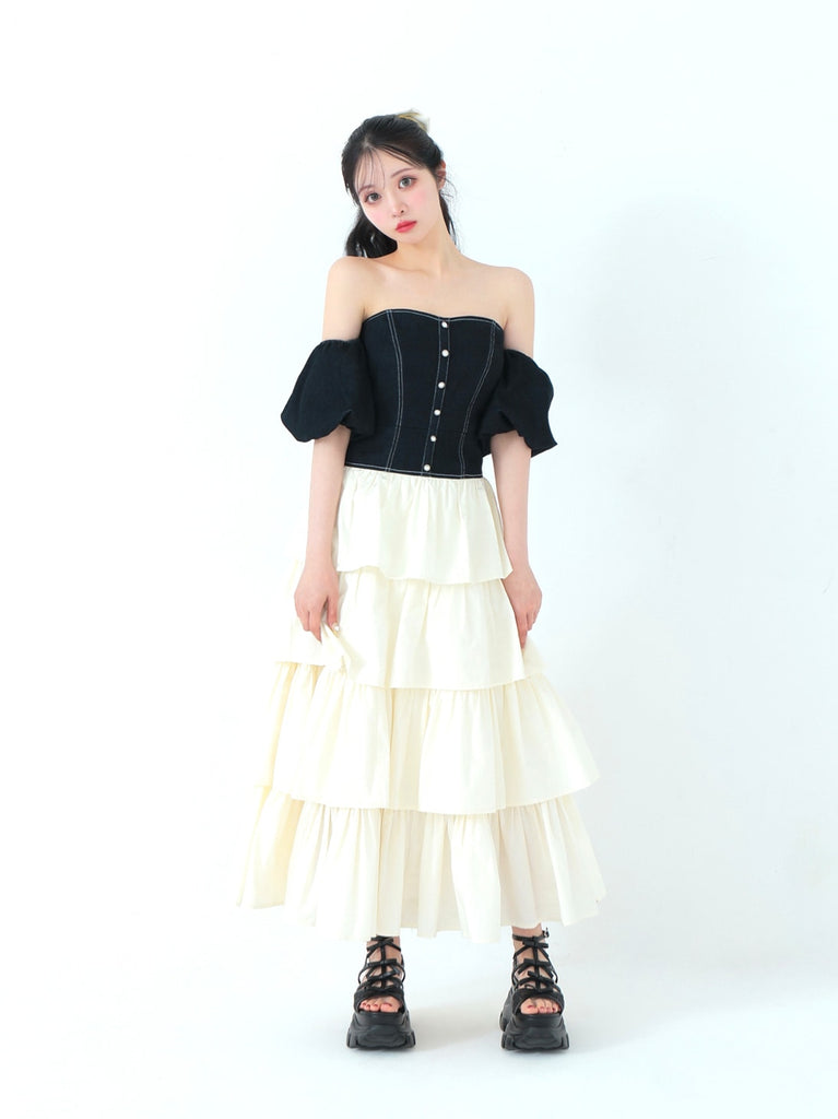 Sheer dot ribbon sport sandal(eme10539)