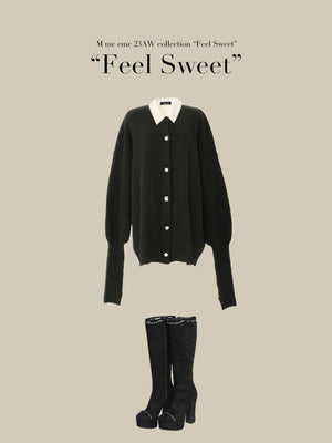 【SALE】Cut design chain long boots (eme10328)