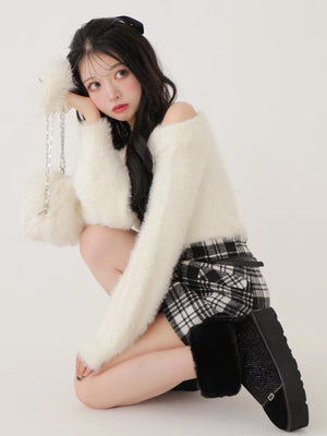 2way Velour Mouton Boots (eme10463)