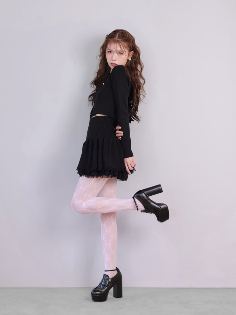 Studs leather loafer(eme10606)