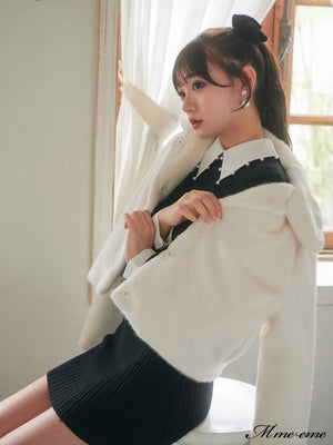 【SALE】Bijou fur coat (eme10286)