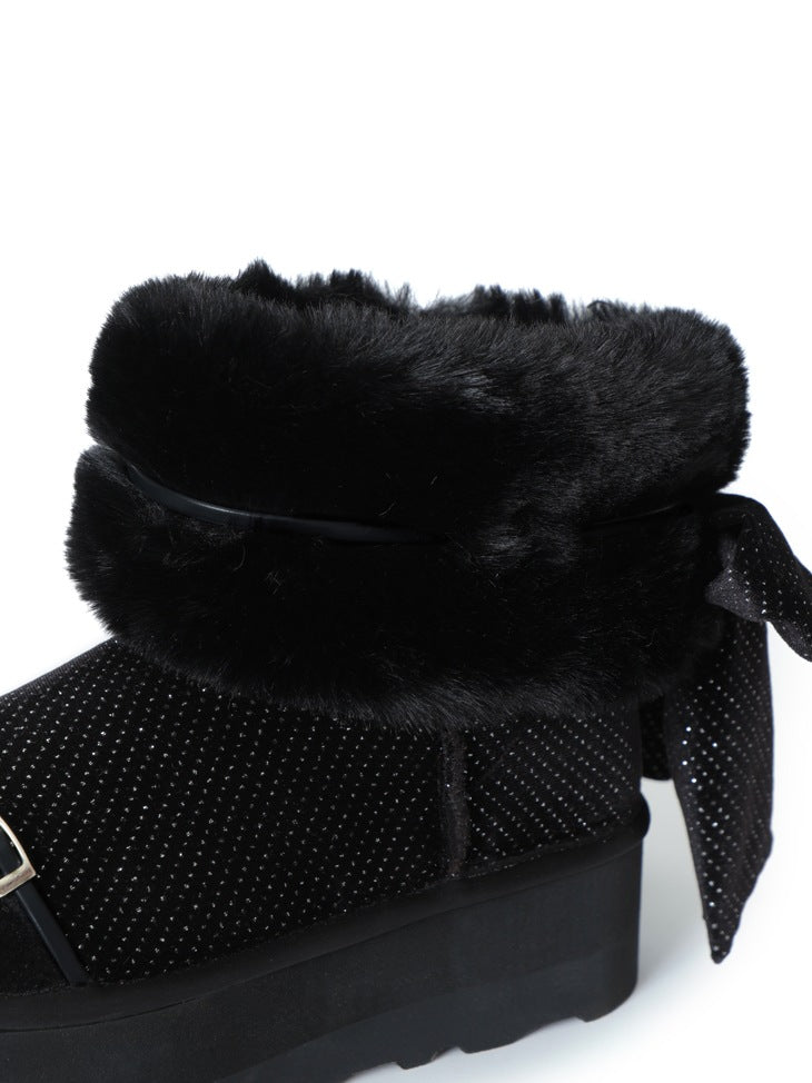 2way Velour Mouton Boots (eme10463)